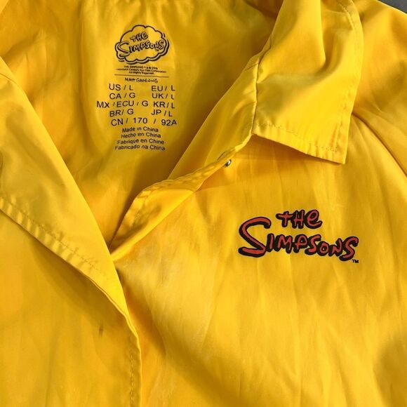 The Simpsons Yellow Crop Jacket - Picture 2 of 6